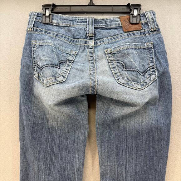 Big Star Jeans Women's 28R (6) Blue Straight Leg Low Rise Normcore Preppy - Picture 3 of 16